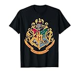 Harry Potter Hogwarts Crest Gold T-S