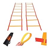 Agile Ladder Sensorische Integration Trainingsgeräte Seilleiter für Kindergarten Eltern-Kind-Spiel kann die Leiter trainieren (Größe : 3m)