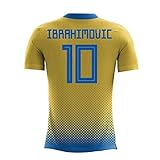 2022-2023 Sweden Airo Concept Home Football Soccer T-Shirt Trikot (Zlatan Ibrahimovic 10)