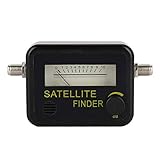 Satellitensucher, Satellitenschüssel-Signalsucher TV-Signalempfang Fernsehsignal-Suchstärkemesser Satellitensucher DC13-18V (Gelb Sat)