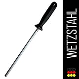 Schwertkrone Wetzstahl aus Solingen 34cm / Wetzstahl für Messer Wetzstab/Chrom-Vanadium Stahl rostfrei