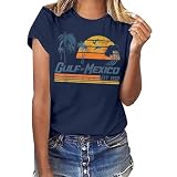 T-Shirt Damen Tunika Sommer Tshirt Stretch Oberteile Mit Rundhalsausschnitt Gerippt Strand Oberteile Damen-Ob
