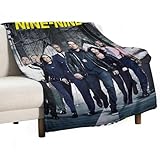 JHUAEHNN Brooklyn Nine-Nine 1 Decke, weiches Flanell, Einzeldecke, Überwurf, Wohnzimmer, Sofa, warme Decke, Familie für Zimmer, Büro, 100 x 130