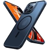 TORRAS Guardian-Mag für iPhone 16 Pro Max Hülle für MagSafe (TOP Militärschutz & Magnetkraft) Extrem Haltbarkeit Handyhülle iPhone 16 Pro Max Case Samtige Touch Dünn mit DIY Knöpfen Matt Schw