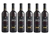 6x Apelia Black Label 750 ml Rotwein lieblich 11,5 % + 2 Probier Sachets Olivenöl aus Kreta a 10 ml - griechischer roter Wein
