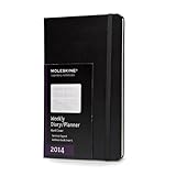 2014 Moleskine Large Diary Weekly Vertical Hard (Moleskine Diaries): Mit engl. Kalendarium und herausnehmbarem Adressteil