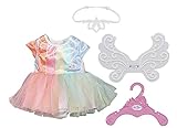 BABY Born 831861 Fantasy Fairy Dress Rainbow 43 cm