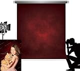 Kate Fotografie Hintergrund 1,5x2,2 m Rot Schwarz Farbverlauf Abstrakt Dunkle Hintergründe Faltbarer Studio Hintergrund Vintage Velvet Texture Washable Decorative Tapestry