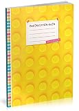 Checklisten-Buch: To Do Listen Planer | Ca. A5 Softcover | 70+ Seiten mit Titel, Datum & Register | Perfekt für Aufgaben zum Abhaken, Leselisten, Packlisten uvm. | Motiv „Baustein“