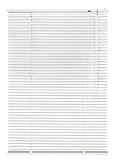 Alu Jalousie weiß - Breite 40 bis 240 cm - Höhe 130/160 / 220 cm - Tür Fenster Rollo Jalousette Aluminium Fensterjalousie Lamellen Metall (50 x 220 cm)