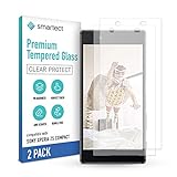 smartect Schutzglas kompatibel mit Sony Xperia Z5 Compact [2 Stück] - Tempered Glass mit 9H Härte - Blasenfreie Schutzfolie - Anti-Kratzer Displayschutzfolie