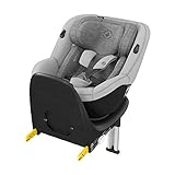 Maxi-Cosi Mica, 360° drehbarer i-Size Kindersitz inkl. ISOFIX Basis, Gruppe 0+/1 Autositz (bis ca. 105 cm / 18 kg) G-Cell Seitenschutz, nutzbar ab der Geburt bis ca. 4 Jahre, Authentic Grey