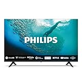 Philips 50PUS7009 4K LED Smart TV - 50-Zoll Display mit Pixel-präziser Ultra HD Titan OS Plattform und Dolby Atmos-Klang. Funktioniert mit Alexa und Google Sprachassistent – Schw