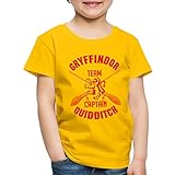 Spreadshirt Harry Potter Gryffindor Team Captain Quidditch Teenager Premium T-Shirt, 146-152, Sonnengelb