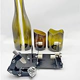 Glasschneider für Flaschen,Arc Glasflaschenschneider Portable DIY Flasche Schneiden Tool Kits für verschiedene Winkel, quadratische und runde Flasche Schneidemaschine mit komplettem Zubehör