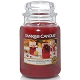 Yankee Candle Duftkerze im Glas (groß) | Christmas Morning Punch | Brenndauer bis zu 150 Stunden