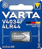 VARTA Batterien V4034/4LR44, 1 Stück, Alkaline Special, 6V, für Uhren, Taschenrechner, Kameras, kompakt mit langanhaltender & hoher Leistung
