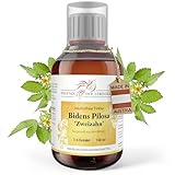 Bidens Pilosa Tinktur (alkoholfrei) 150ml | „Behaarter Zweizahn“ Tropfen (1:4 Extrakt) | Top Premium Qualität aus Österreich | Veganes Nahrungsergänzungsmittel ohne Zusatzstoffe | Black-jack
