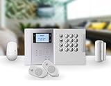 LGtron GSM Profi Funk Alarmanlage LGD8003P (Plus), 868MHz Rolling Code Verschlüsselung, bei Alarm SMS Anruf, Mittels App steuerbar, Smart Home Geräte fernsteuern, Service und Support