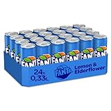 Fanta Lemon & Elderflower 24er Pack, EINWEG (24 x 330 ml)