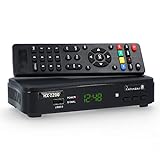 ZEHNDER TV digitaler Sat Receiver für Satellitenschüssel, AAC-LC, PVR, HDMI, SCART, USB, Coaxial - Sat Receiver HD Einkabel tauglich - HX-2200 digital HD Satelliten Receiver Set TV