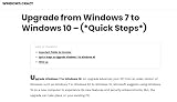 Upgrade from Windows 7 to Windows 10 – (*Quick Steps*): Windows Crazy (English Edition)
