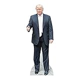Star Cutouts Kartonschnitt von Donald Trump, Lebensgröße, Pappe, mehrfarbig, 188 x 71 x 188 cm