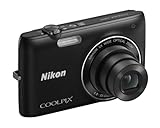 Nikon Coolpix S4150 Digitalkamera, 14 Megapixel, Display 3 Zoll, 5 x optischer Zoom, schwarz