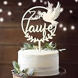 Cake Topper Taufe, Holz Tortendeko Taufe, Zur Taufe Tortendeko, Taufe Cake Topper, Tortendeko Taufe Mädchen Junge, Taufe Deko torte, für Taufe Dek