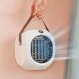 Blast Portable AC, Klimagerät 120 ° Weitwinkel-Schüttelkopf, USB 4000mAh Akku wiederaufladbar, leiser wassergekühlter Luftkühler,Luftbefeuchter Nebelventilator für Home