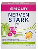 Emcur® Nerven Stark | für starke Nerven in stressigen Phasen | mit Zink | B-Vitaminen | Magnesium | 14 Sachets