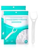 150 Stk. Zahnseide Sticks, Speziell für Backenzähne, Y-Form Zahn Flossers zur Zahnreinigung der vorderen und hinteren Zahnzwischenräume - Y Shaped Dental Floss Zahnseidesticks Z