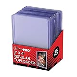 AMIGO 81579 Pro - Ultra Pro - Toploader 3'x 4' Ultra Clear 25s - 74427812225