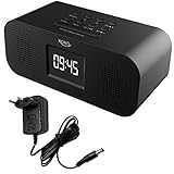 Digitales WLAN Internet Radio XORO HMT 425 mit 2.8' Zoll Farbdisplay, Bluetooth 4.1, Spotify Connect, Podcast, USB Mediaplayer, FM/DAB+ Sendersimulation, Weck