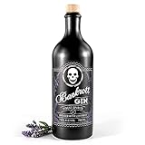 Bankrott Lavendel Gin, finest Spirits, 45% Vol, 1 x 0,7L, Western Style, Lavendel, Kerbel, Löwenzahn in einer schwarzen Tonflasche