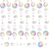 HQKJGSYX 2 m Happy Birthday Banner benutzerdefinierte Banner personalisierte bunte Blasengirlanden Dekorationen Girlande unter dem Meer Party Dekorationen für Babyparty Geburtstag Party Dek