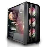 SYSTEMTREFF Gaming PC AMD Ryzen 7 5800X 8x4.7GHz | AMD Radeon RX 6750 XT DX12 | 1TB M.2 NVMe | 16GB DDR4 RAM | WLAN Desktop Computer Rechner für Gamer, Zocker & Streamer