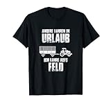 Traktor Landwirt Geschenk Trecker Motiv mit Spruch Bauer T-Shirt