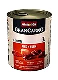 animonda GranCarno Original Junior - Huhn mit Riind - 6 x 800 g