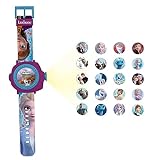 Lexibook Frozen 2–Frozen 2 Armbanduhr mit digitalem Bildschirm, verstellbar, mit 20 Projektionen von Elsa, Anna und Olaf – für Kinder/Mädchen –Blau und Lila –DMW050FZ