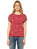 Cecil Damen 317624 T-Shirt, Vibrant red, M