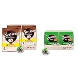 Senseo Pads Cappuccino, 80 Kaffeepads, 5er Vorteilspack, 5 x 16 Getränke in der Vorratspackung, 0.92 kg & ® Pads Mild - Milder Kaffee RA-zertifiziert - 10 Packungen x 16 Kaffeepads