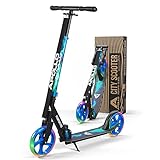 Apollo XXL Wheel Scooter - Phantom Pro Cityroller | Klappbarer City Roller | Höhenverstellbar, Tretroller für Erwachsene | Kinder 6 Jahre | wahlweise mit LED Rollen | Kinderroller
