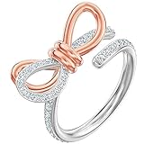 Swarovski Damen-Ringe Edelstahl Kristall '- Ringgröße 55 5440641