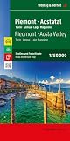 Piemont - Aostatal, Straßen- und Freizeitkarte 1:150.000, freytag & berndt: Turin - Genua - Lago Maggiore, mit Top Tips (freytag & berndt Auto + Freizeitkarten)