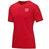 JAKO Herren Premium, (Saison 19/20) Bayer 04 Leverkusen T-Shirt, rot, S
