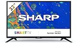 SHARP 32BC6E Smart TV 81 cm (32 Zoll) HD Ready LED Fernseher (Harman Kardon, HDMI, HD Tuner) [Modelljahr 2019]