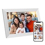 Humblestead Digitaler Bilderrahmen 10,1 Zoll (25,7 cm), WLAN, IPS-Touchscreen, intelligente Cloud, Bilderrahmen 32 GB, teilen Sie Ihre Fotos oder Videos über die Aimor-App, automatische Rotation,