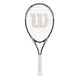 Wilson Herren Tour Slam Tennisschläger, 11,4 cm Griff Schläger, grün/schwarz, Grip Size 3-4 3/8'