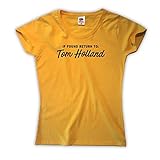 Outsider. Damen If Found Return to Tom Holland T-Shirt - Gelb - Medium